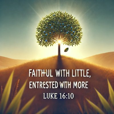 Faithful with Little-Entrusted with More_Luke16v10