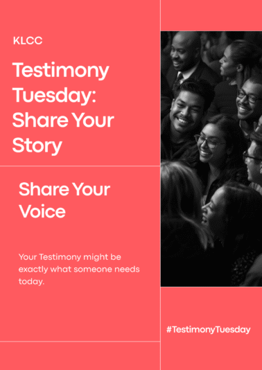 Testimony Tuesday - Share Your Story
